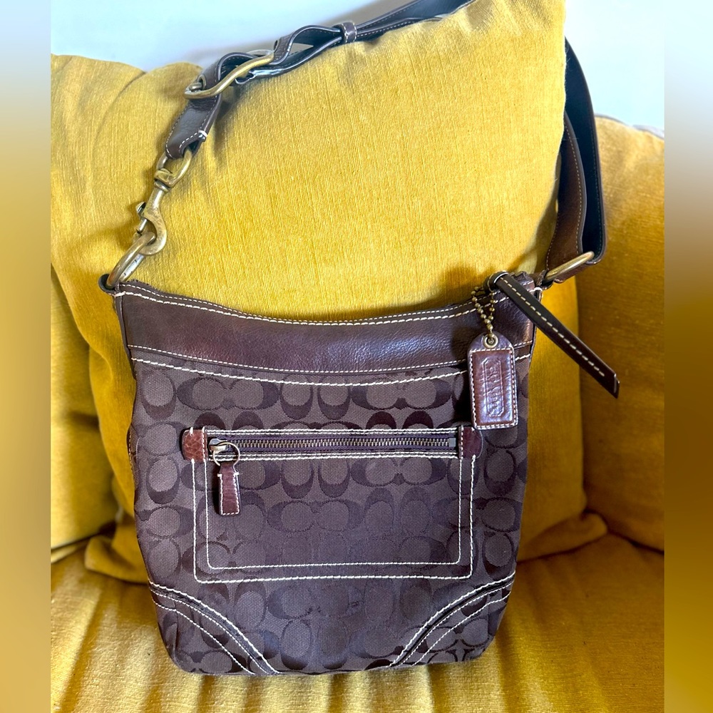Brown Coach Purse.